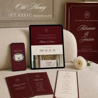 Old Money Classic Wedding Suite